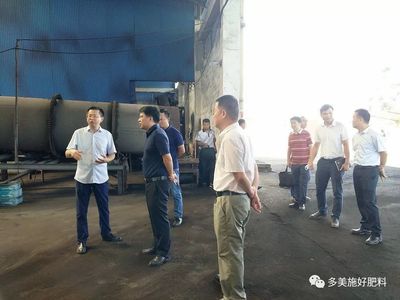 廣西崇左市副市長陸輝赴廣西公司調研指導肥料產業發展